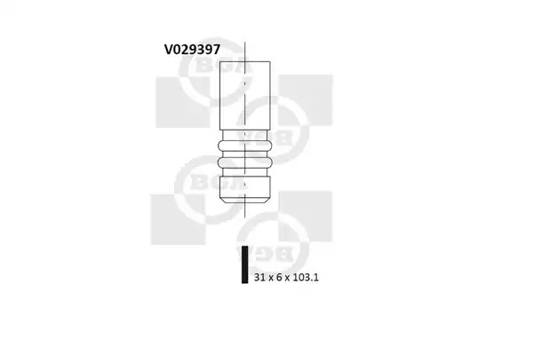 Клапан BGA V029397