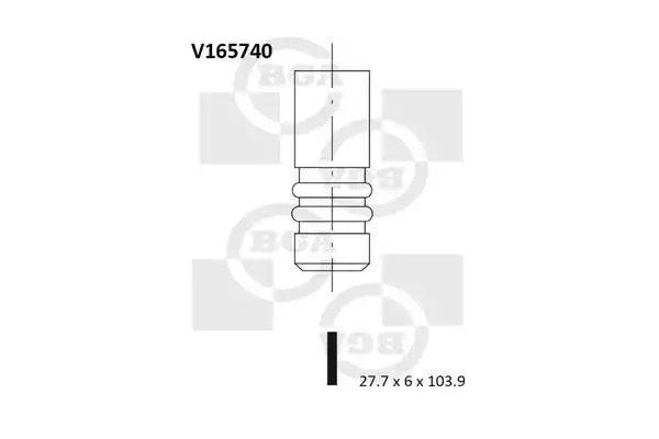 Клапан BGA V165740