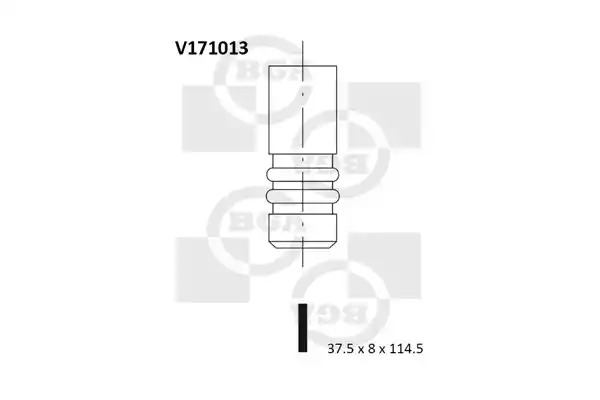 Клапан BGA V171013