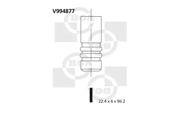 Клапан BGA V994877