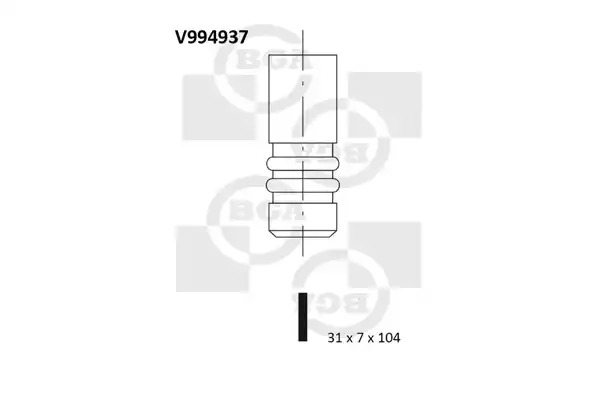 Клапан BGA V994937