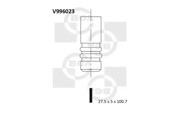 Клапан BGA V996023