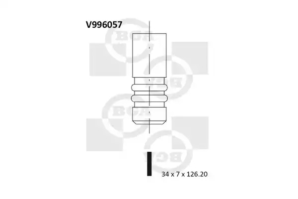 Клапан BGA V996057