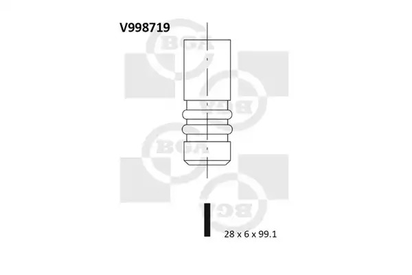Клапан BGA V998719
