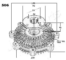 Сцепление JAPANPARTS VC-506