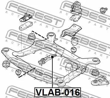 Подвеска FEBEST VLAB-016