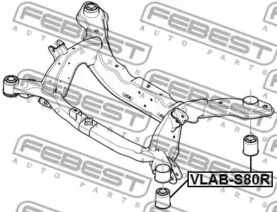 Подвеска FEBEST VLAB-S80R