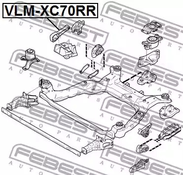 Подвеска FEBEST VLM-XC70RR