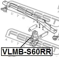 Подвеска FEBEST VLMB-S60RR
