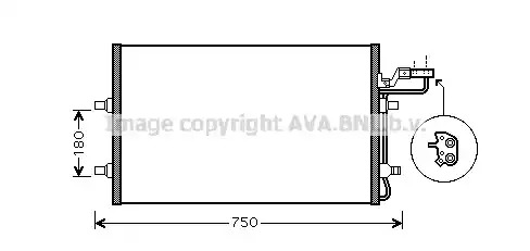 Конденсатор AVA QUALITY COOLING VO5149