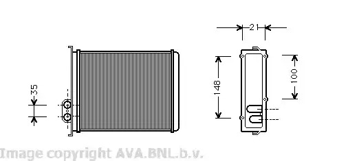 Теплообменник VAN WEZEL 59006085