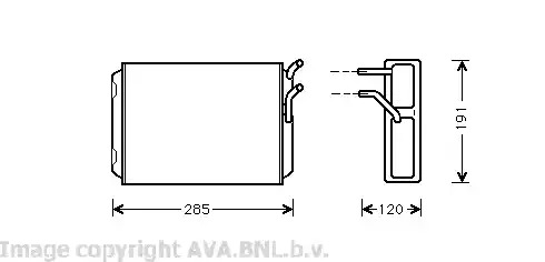 Теплообменник AVA QUALITY COOLING VO6096