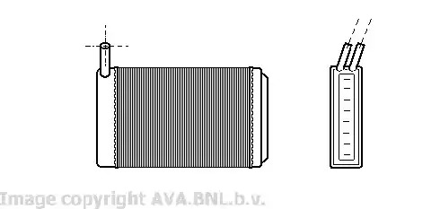 Теплообменник VAN WEZEL 58006061