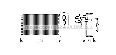 Теплообменник VAN WEZEL 58006296