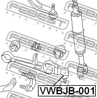 Ремкомплект FEBEST VWBJB-001