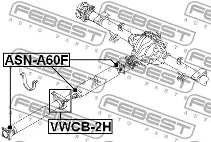 Подшипник FEBEST VWCB-2H