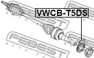 Подшипник FEBEST VWCB-T5DS