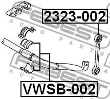 Подвеска FEBEST VWSB-002