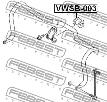 Подвеска FEBEST VWSB-003