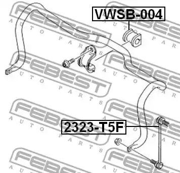 Подвеска FEBEST VWSB-004