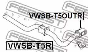 Подвеска FEBEST VWSB-T5OUTR