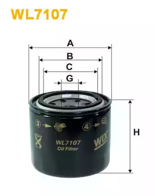 Фильтр WIX FILTERS WL7107