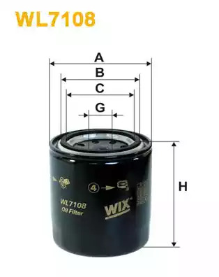 Фильтр WIX FILTERS WL7108