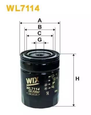 Фильтр WIX FILTERS WL7114