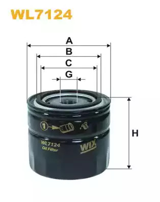 Фильтр WIX FILTERS WL7124