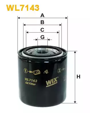 Фильтр WIX FILTERS WL7143