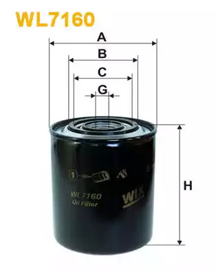 Фильтр WIX FILTERS WL7160