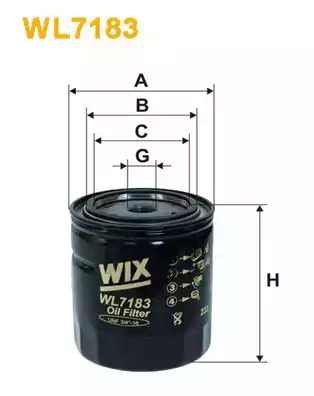 Фильтр WIX FILTERS WL7183