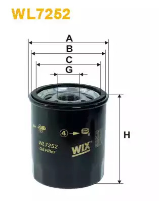 Фильтр WIX FILTERS WL7252