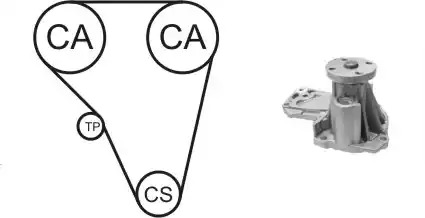 Комплект водяного насоса / зубчатого ремня AIRTEX WPK-184801