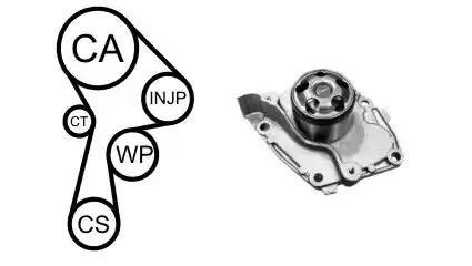 Комплект водяного насоса / зубчатого ремня AIRTEX WPK-190701
