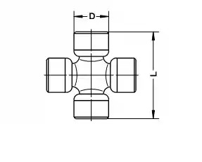 Шарнир SPIDAN U 167