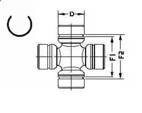 Шарнир SPIDAN U 927