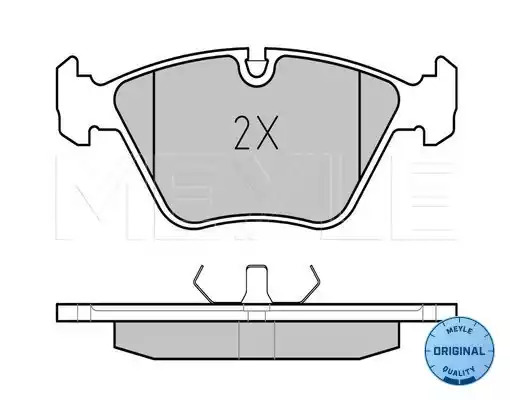 Комплект тормозных колодок MEYLE 025 209 6820 (21064, D394-7395, 20968, 7395 D394, MBP0058)