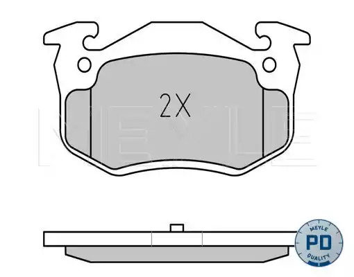 Комплект тормозных колодок MEYLE 025 209 7311/PD (20974, 20973, MBP0059PD)