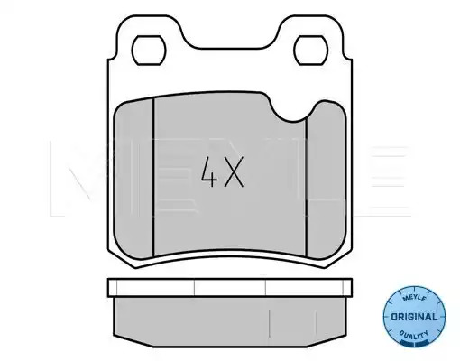 Комплект тормозных колодок MEYLE 025 211 4015 (21140, MBP0079)
