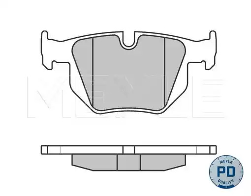 Комплект тормозных колодок MEYLE 025 212 8217/PD (23447, 21282, MBP0105PD)