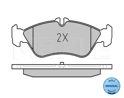 Комплект тормозных колодок MEYLE 025 215 9218 (21593, 21592, MBP0159)