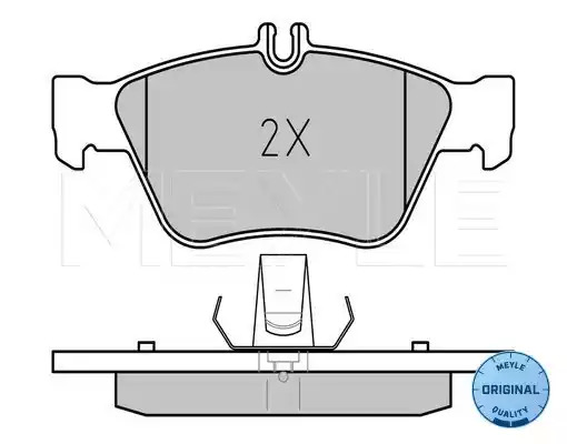 Комплект тормозных колодок MEYLE 025 216 6419 (21795, 21664, MBP0177)