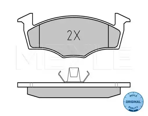 Комплект тормозных колодок MEYLE 025 218 6817/W (23572, 21866, 21868, MBP0213)