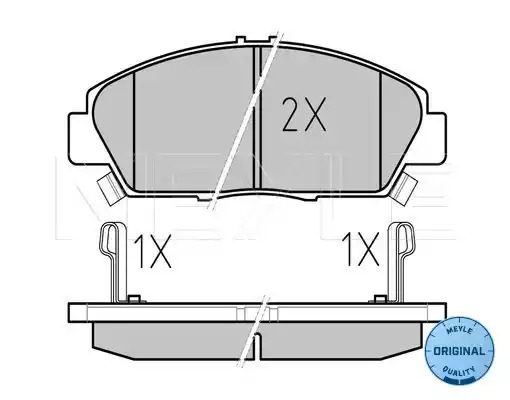 Комплект тормозных колодок MEYLE 025 218 7918/W (21879, MBP0215)