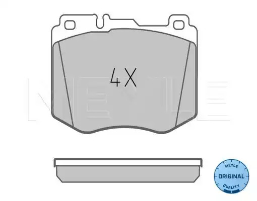 Комплект тормозных колодок MEYLE 025 220 4718 (22061, 22047, MBP1689)