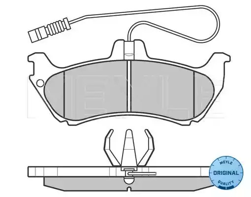 Комплект тормозных колодок MEYLE 025 231 9017/W (23718, 23192, 23190, MBP0284)