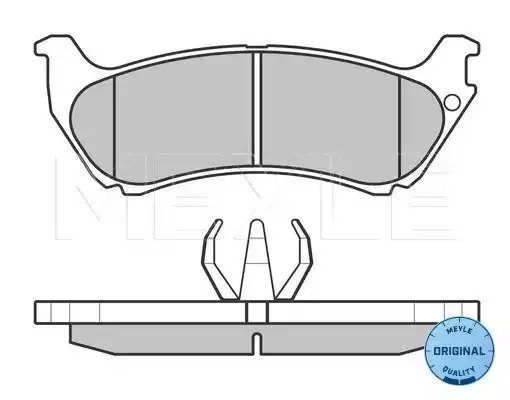 Комплект тормозных колодок MEYLE 025 231 9017/W (23718, 23192, 23190, MBP0284)