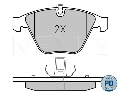 Комплект тормозных колодок MEYLE 025 233 4720/PD (23312, 23347, MBP0326PD)