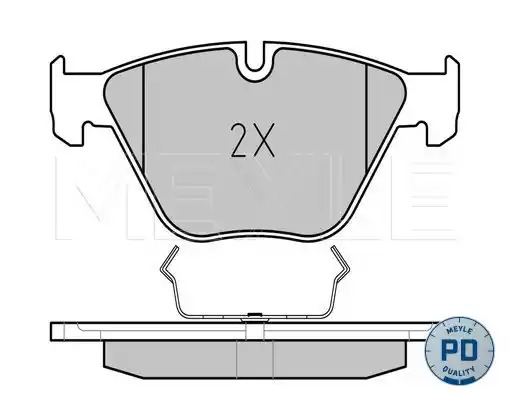 Комплект тормозных колодок MEYLE 025 233 4720/PD (23312, 23347, MBP0326PD)